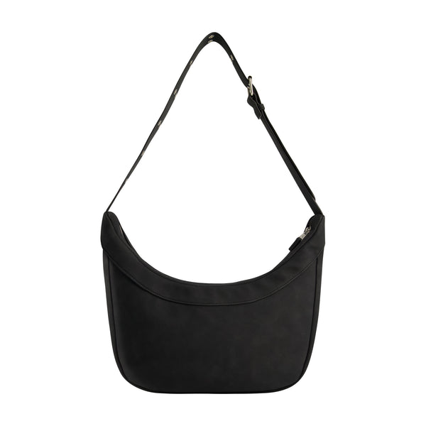 Concept One True Religion Suede Zip Top Hobo Black