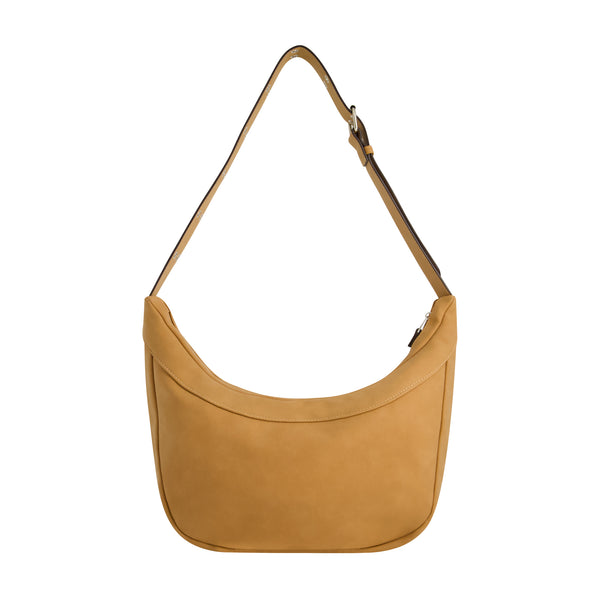 Concept One True Religion Suede Zip Top Hobo Tan