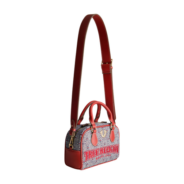 Concept One True Religion Tile Denim Mini Satchel