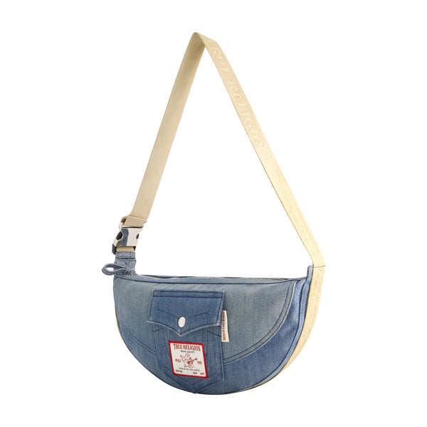 Concept One True Religion Washed Denim Hobo Denim