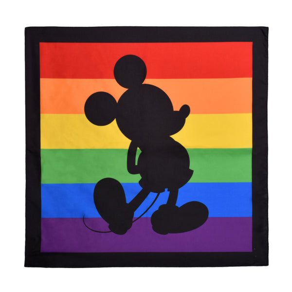 concept one Concept One Women's Disney's Mickey Mouse Rainbow Pride Bandana Head Wrap Scarf