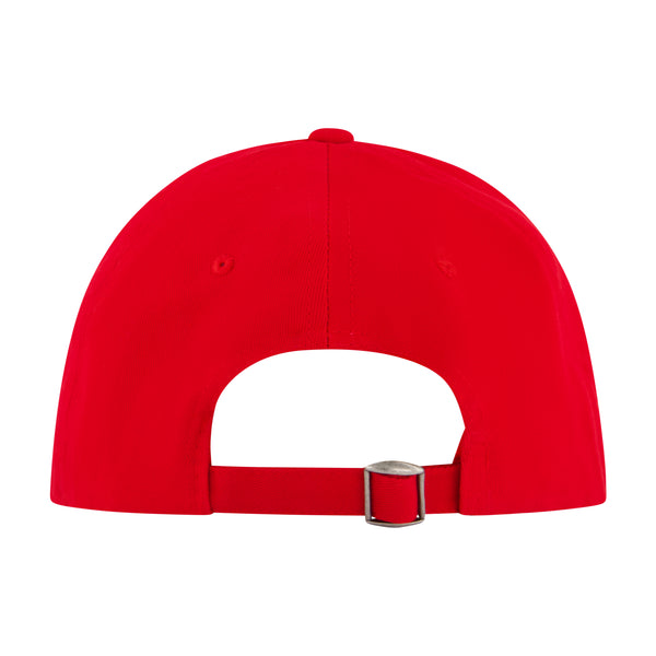 Concept One Disney Mickey Mouse Adjustable Baseball Cap With Washed Twill Embroidery Red