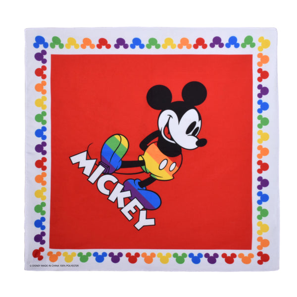 concept one Disney Mickey Mouse Ears Rainbow Pride Border Bandana Head Wrap Scarf Multi One Size