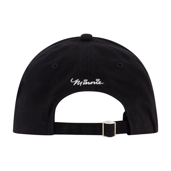Concept One Disney Minnie Mouse Bow Dad Cap With Embroidery Black