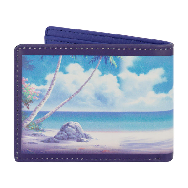 Concept One Disney STITCH CHILL N RELAX PRINT Bifold Wallet Slim Wallet With Decorative Tin Unisex