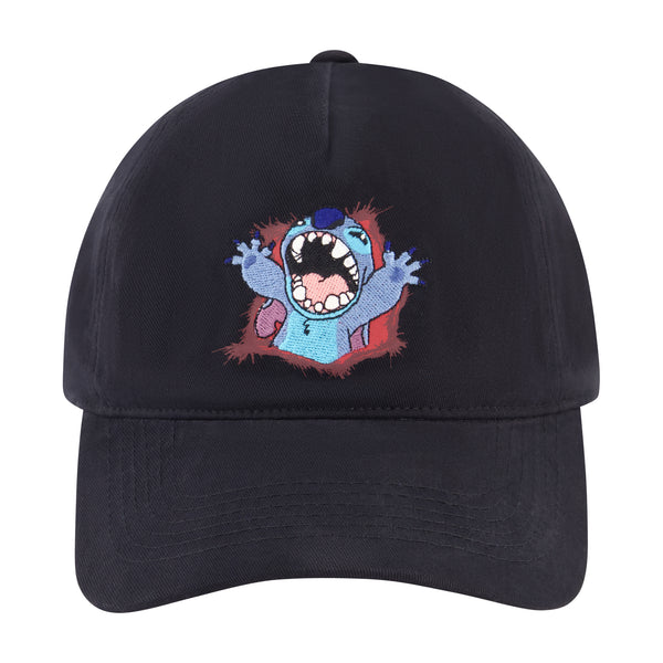 Concept One Disney Stitch Print With Embroidery Dad Cap Black