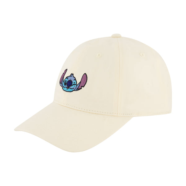 concept one Disney Stitch Winky Face Embroidery Dad Cap Khaki concept one Disney Stitch Winky Face Embroidery Dad Cap Khaki