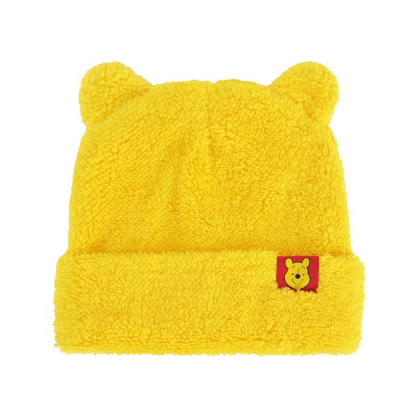concept one Disney Winnie The Pooh Beanie Hat Winter Knit Cap with 3D Ears Yellow
