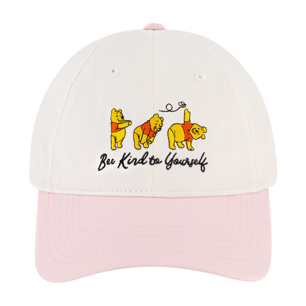 Concept One Disney Winnie The Pooh Bee Kind To Yourself Dad Cap White/Pink