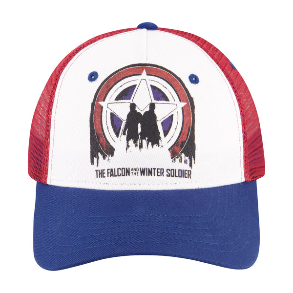 Concept One Marvel Falcon And Winter Solider Uncle Trucker Baseball Cap Multi