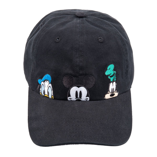 Concept One Mickey Mouse Donald Duck & Goofy Friends Dad Hat - Classic Disney Trio