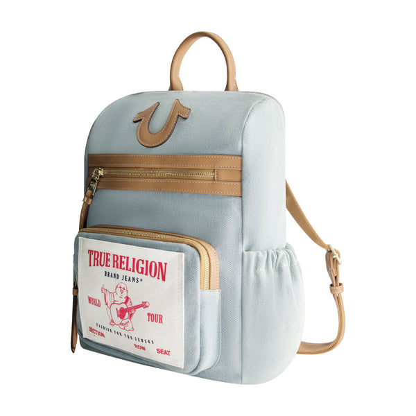 Concept One True Religion Buddha Pocket Denim Backpack