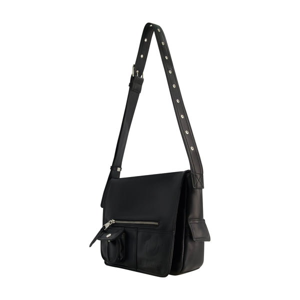 Concept One True Religion Classic Messenger Bag BLACK