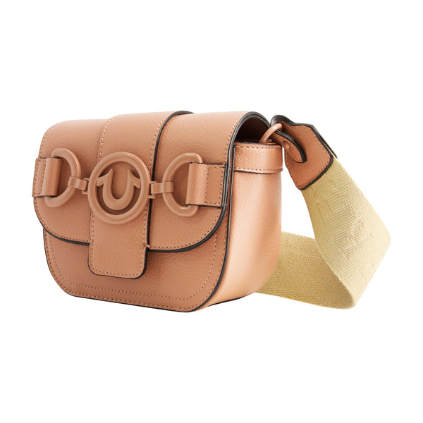 Concept One True Religion Coated Hardware Mini Crossbody Pink