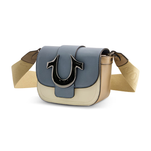 Concept One True Religion Color Block Crossbody Blue