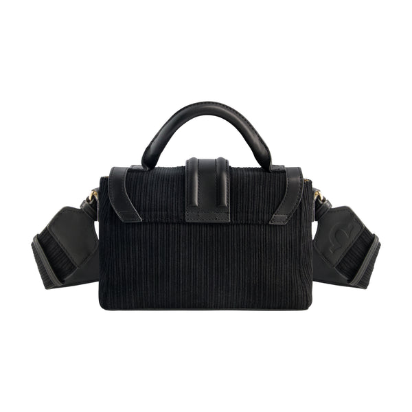 Concept One True Religion CORDOROY MINI SATCHEL BLACK