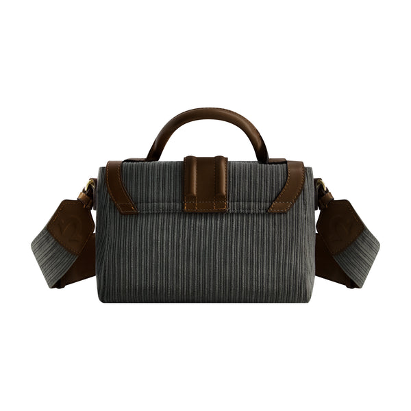 Concept One True Religion CORDOROY MINI SATCHEL GREY