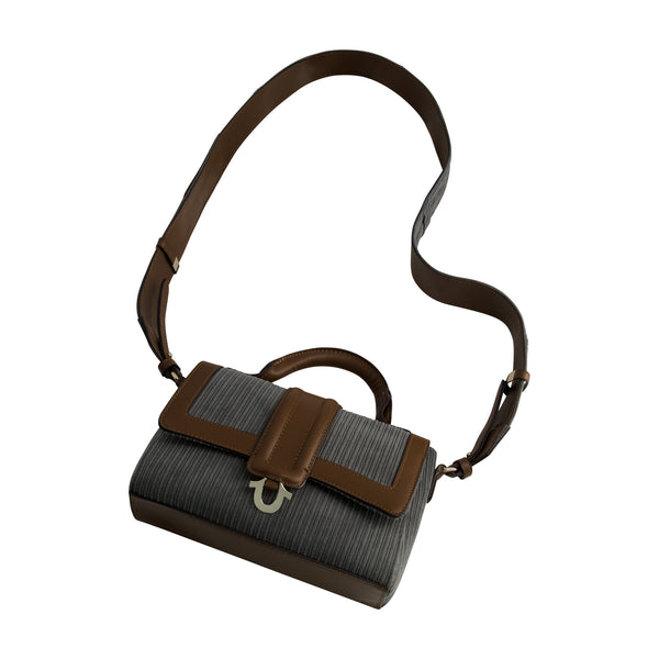 Concept One True Religion CORDOROY MINI SATCHEL GREY