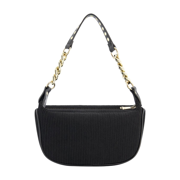 Concept One True Religion Corduroy Chain Hobo Black