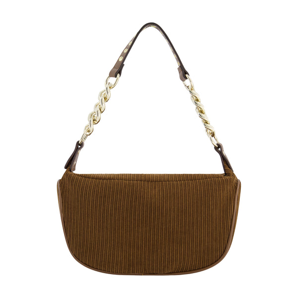 Concept One True Religion Corduroy Chain Hobo Brown