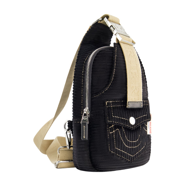 Concept One True Religion Corduroy Soft Sling Black