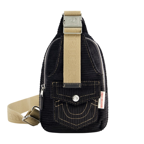 concept one True Religion Corduroy soft sling Black