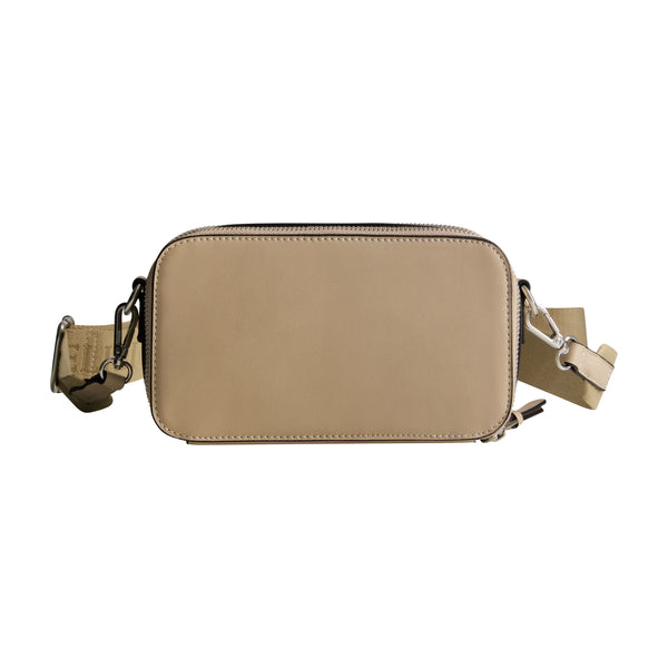 Concept One True Religion Double-Zip Horseshoe Camera Bag Tan