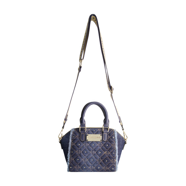 concept one True Religion Frayed Denim Mini Satchel