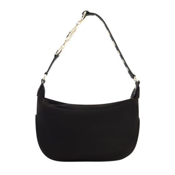 Concept One True Religion Horseshoe Link Eyelet Hobo Black