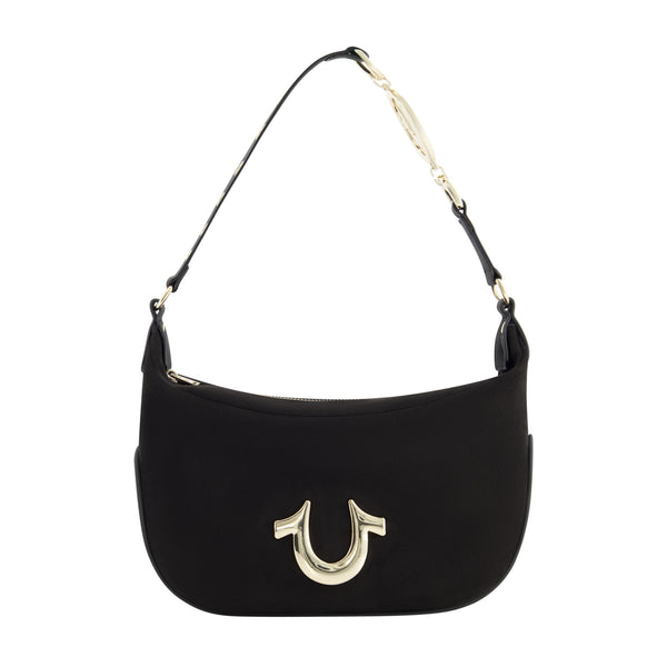 concept one True Religion Horseshoe Link eyelet Hobo Black