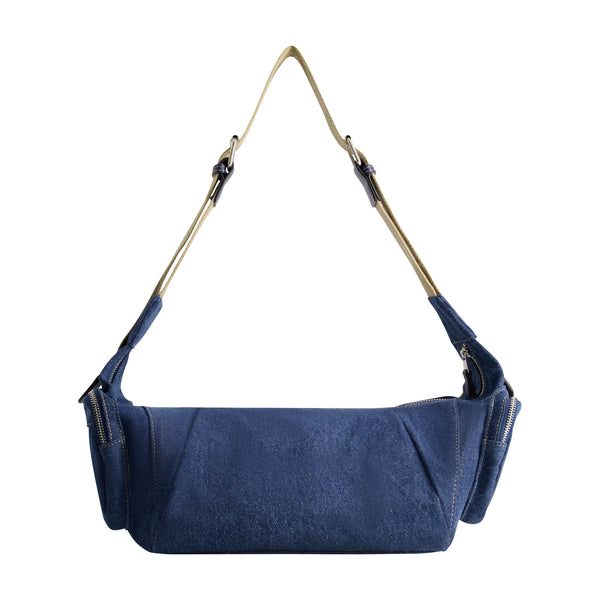 Concept One True Religion Horseshoe Motif Slouchy Hobo Dark Denim