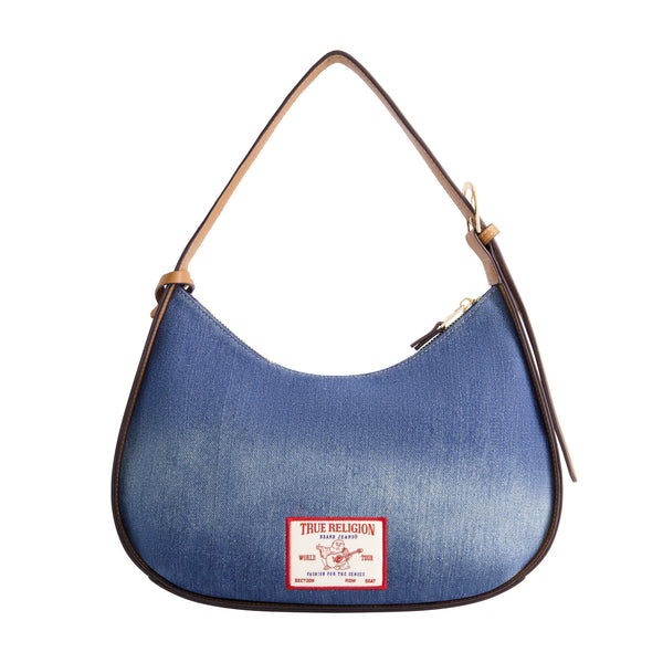 Concept One True Religion Horseshoe Pocket Medium Hobo Denim