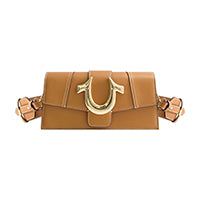 concept one True Religion Horseshoe Small Flap Cognac