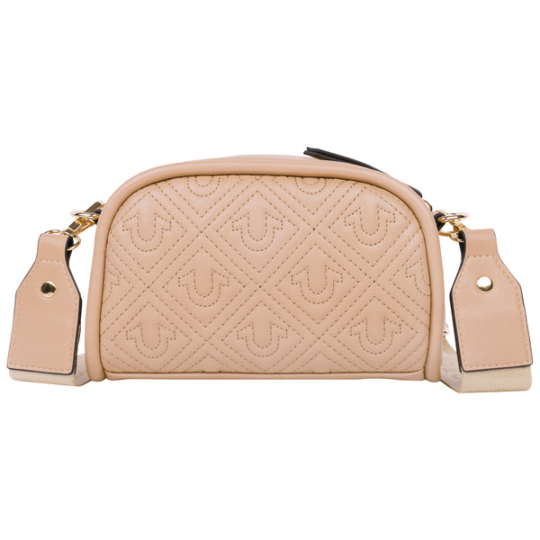 Concept One True Religion Metal Plaque Quilted Crossbody