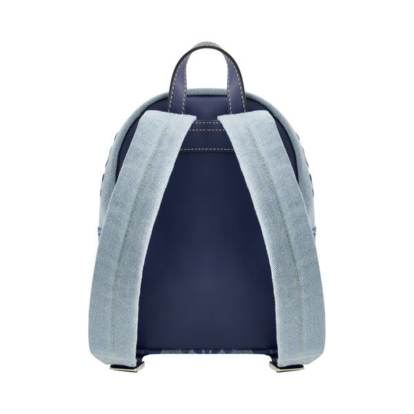 Concept One True Religion Mini Denim Logo Backpack Denim Sky