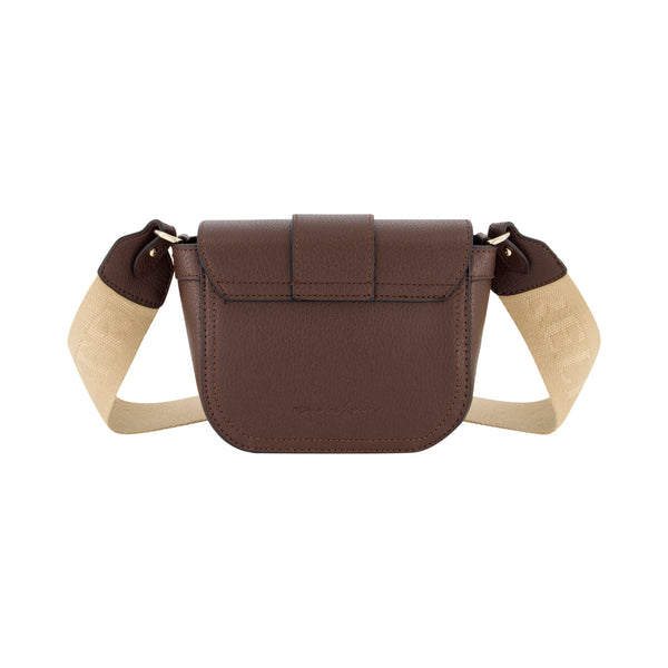 Concept One True Religion Mini Flap Crossbody Brown