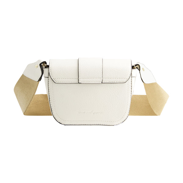 Concept One True Religion Mini Flap Crossbody White