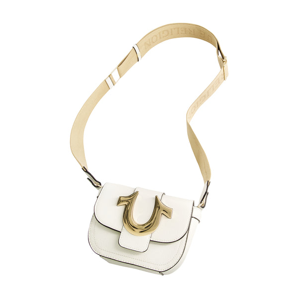 Concept One True Religion Mini Flap Crossbody White