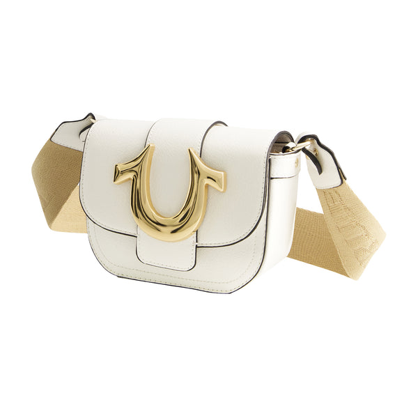 Concept One True Religion Mini Flap Crossbody - White
