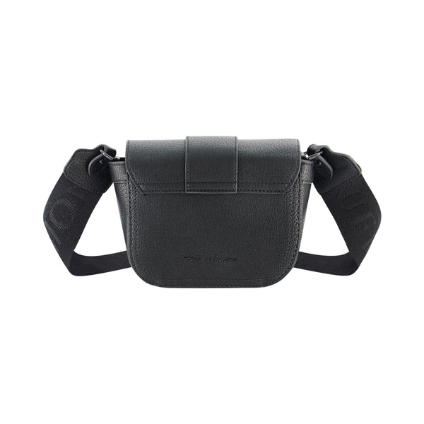 Concept One True Religion Mini Flap Dark Hardware Crossbody Black