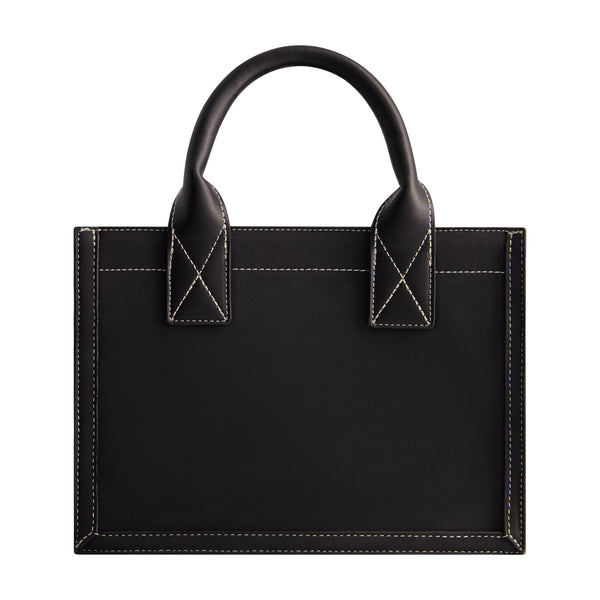 Concept One True Religion Modern Edge Suede Tote Black