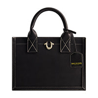 concept one True Religion Modern Edge Suede Tote Black