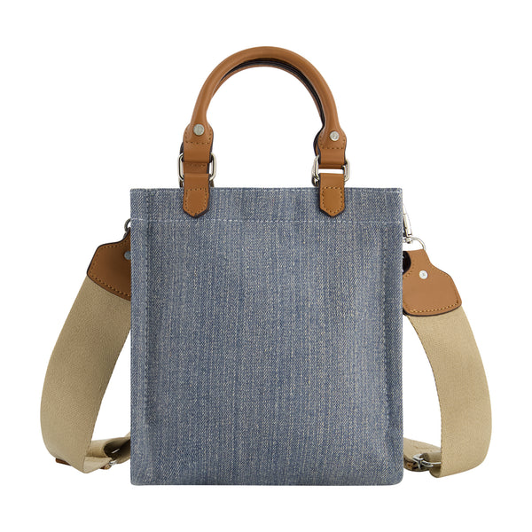 Concept One True Religion North South Buddha Pocket Tote Dark Denim