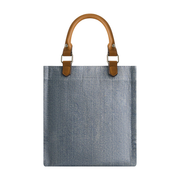 Concept One True Religion North South Buddha Pocket Tote Denim