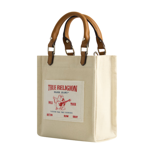 Concept One True Religion North South Buddha Pocket Tote Natural