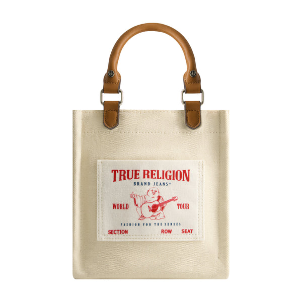 concept one True Religion North South Buddha Pocket Tote Natural