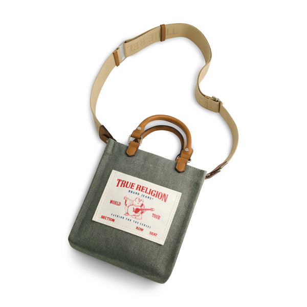 Concept One True Religion North South Buddha Pocket Tote Sage