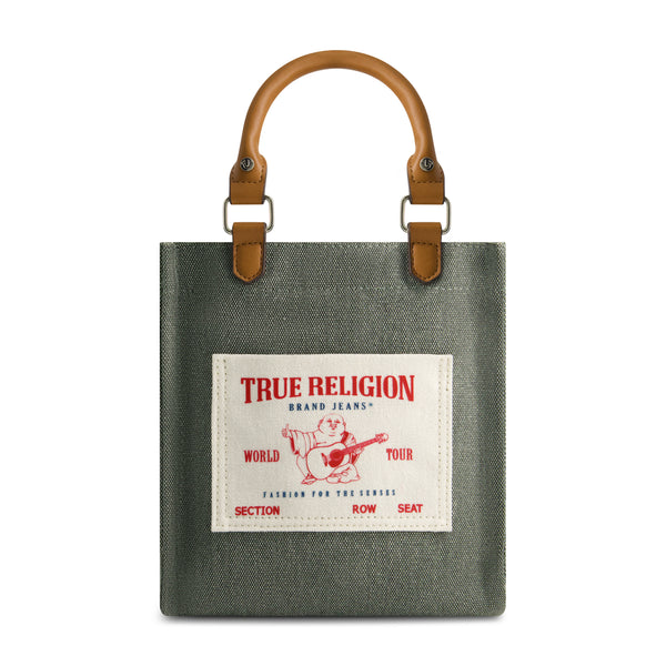 concept one True Religion North South Buddha Pocket Tote Sage