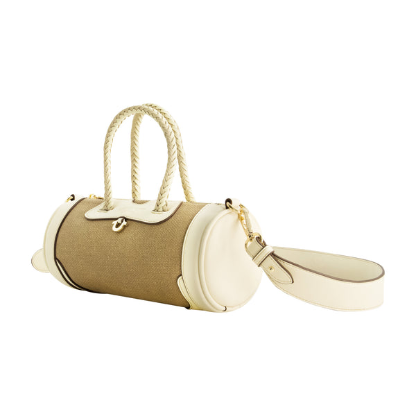 Concept One True Religion Quede Mini Duffel Crossbody Bag TAUPE