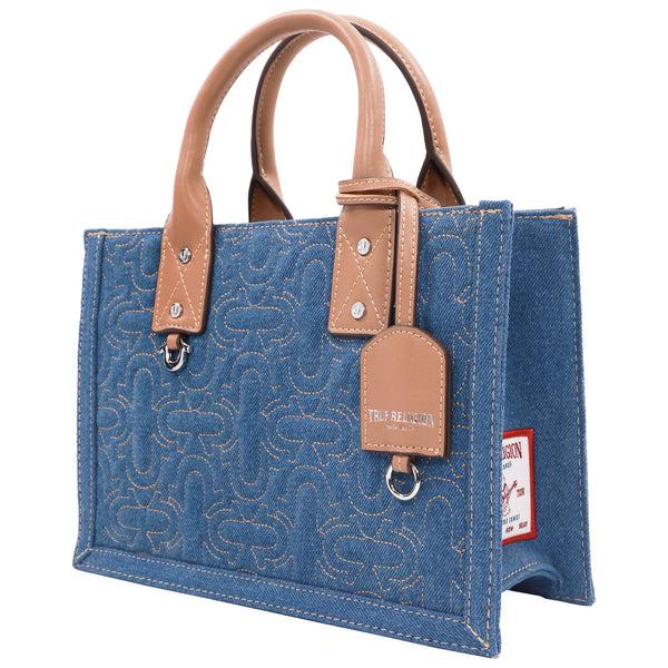 Concept One True Religion Quilted Horseshoe Modern Tote